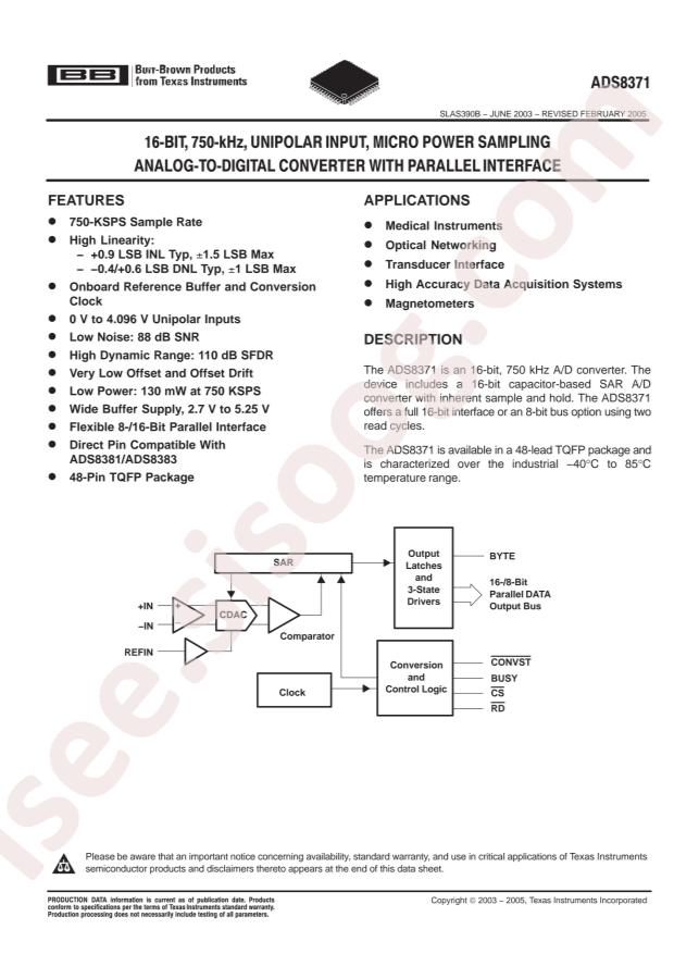 ADS8371IBPFBT