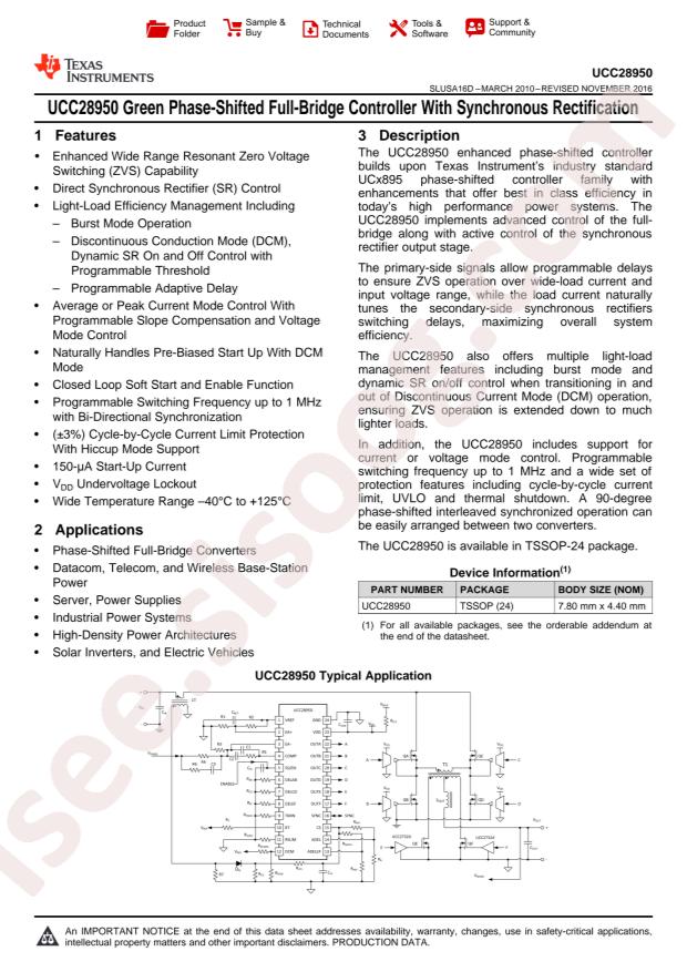 UCC28950PW