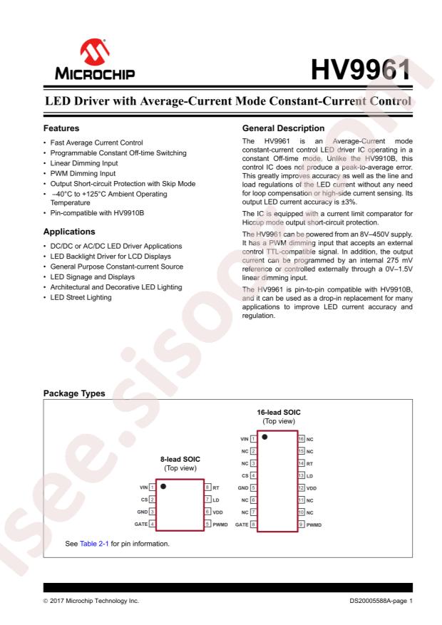 HV9961LG-G