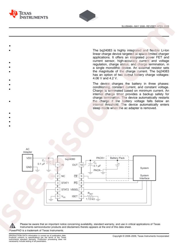 BQ24083DRCR