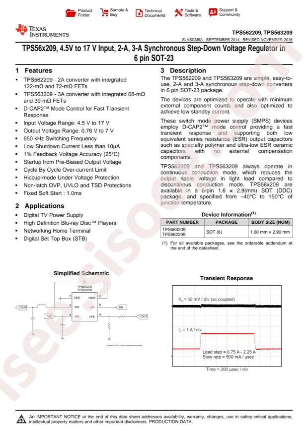 TPS562209DDCR