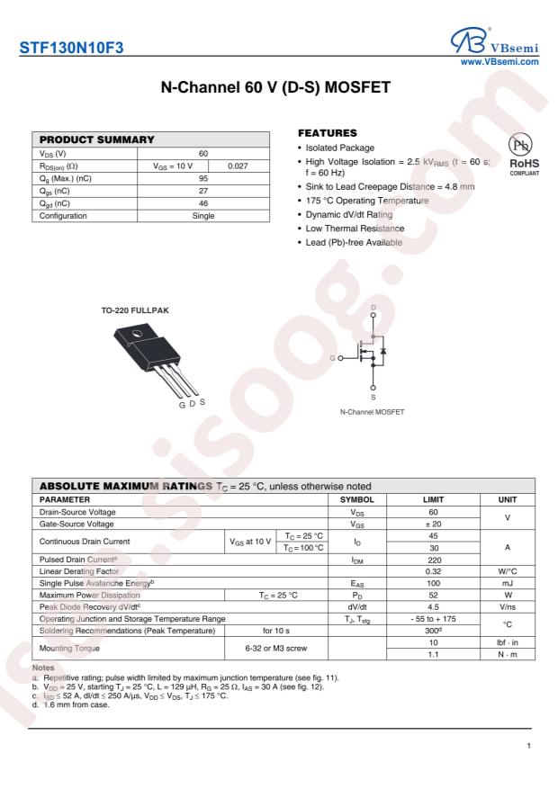 STF130N10F3-VB