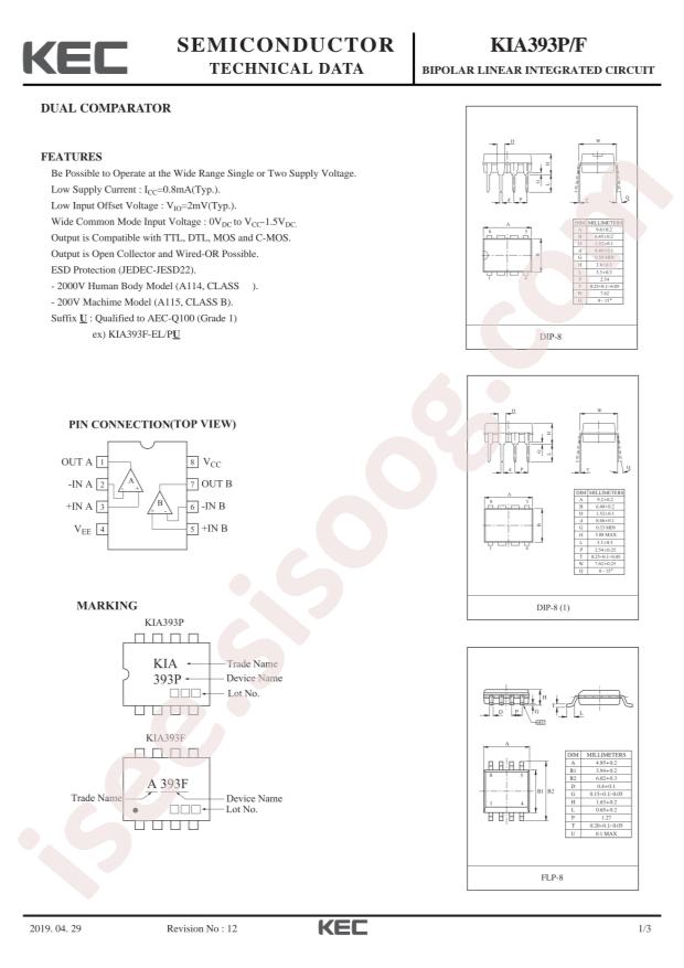 KIA393F-EL/P