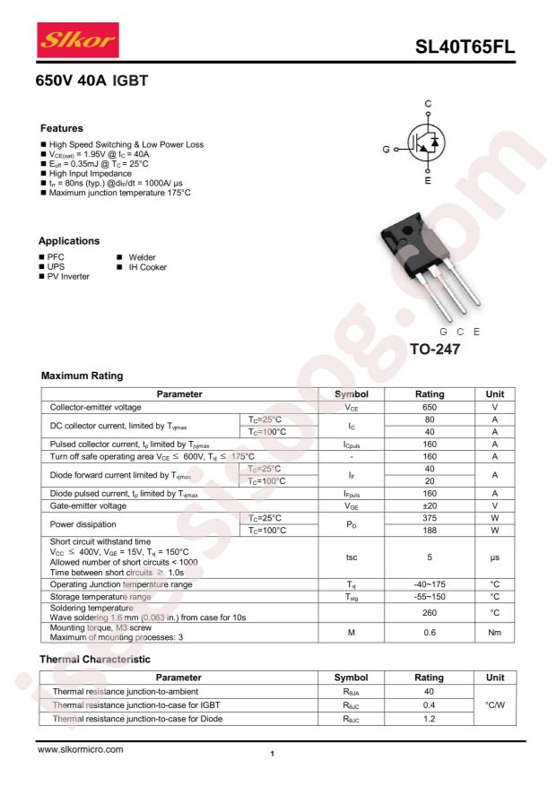 SL40T65FL