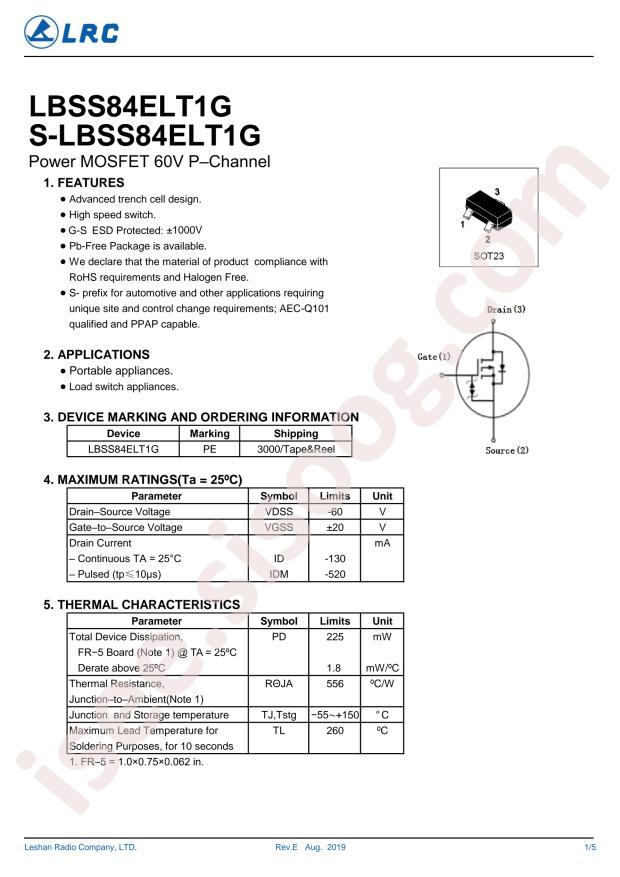 LBSS84ELT1G