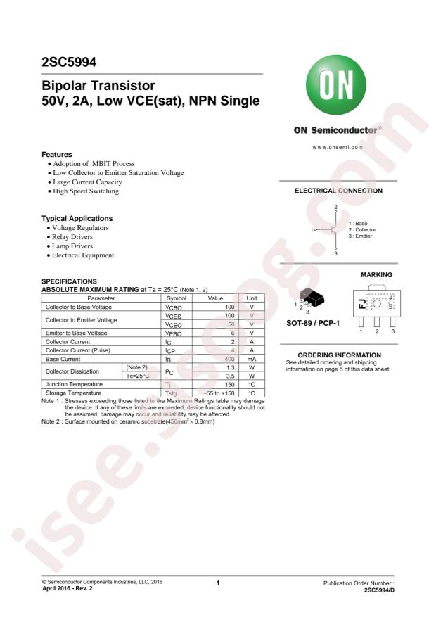 2SC5994-TD-E