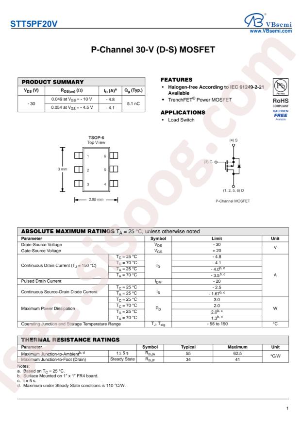 STT5PF20V-VB