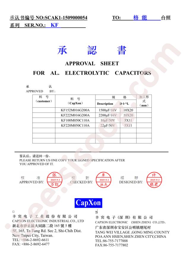 KF222M016G200A