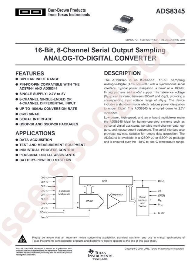 ADS8345NB