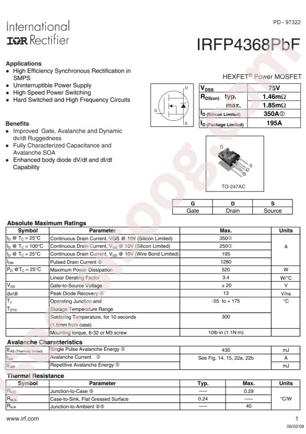 IRFP4368PBF