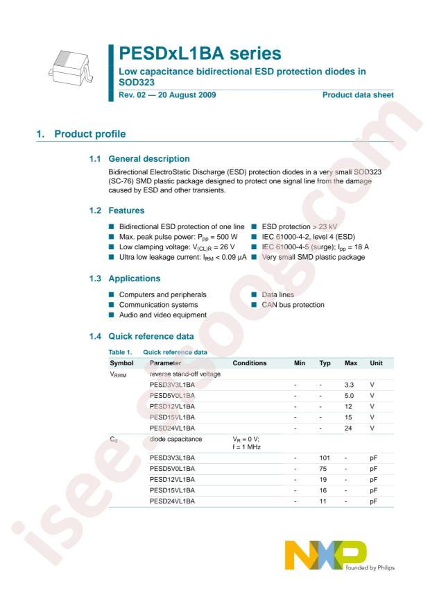 PESD3V3L1BA,115