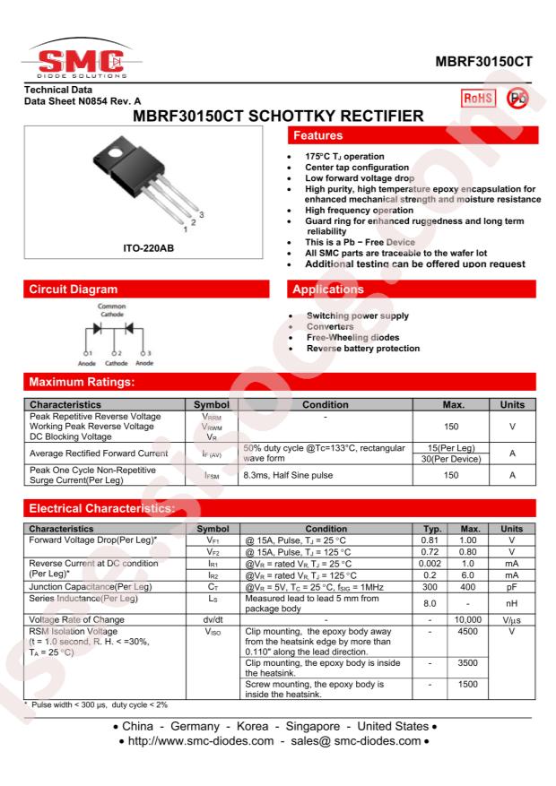 MBRF30150CT