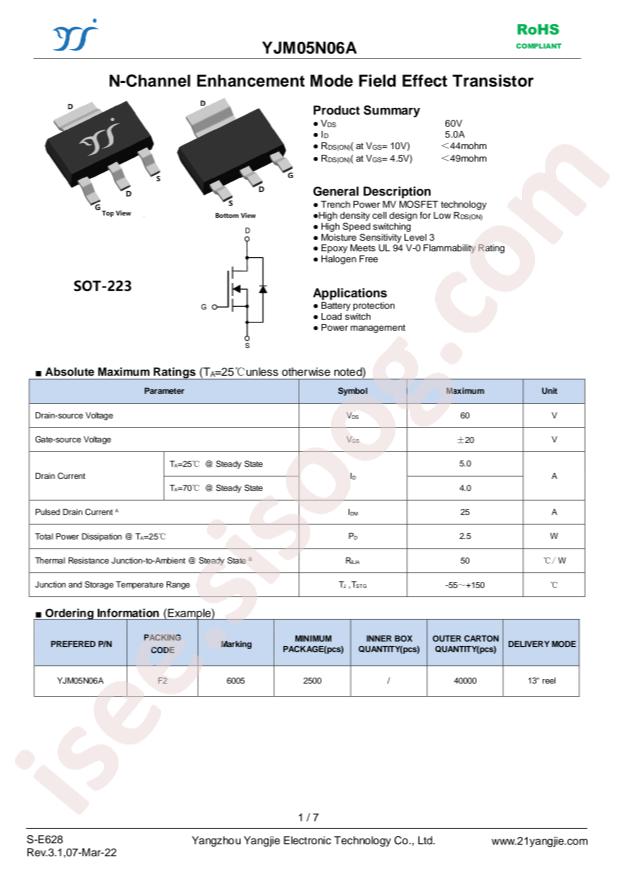 YJM05N06A