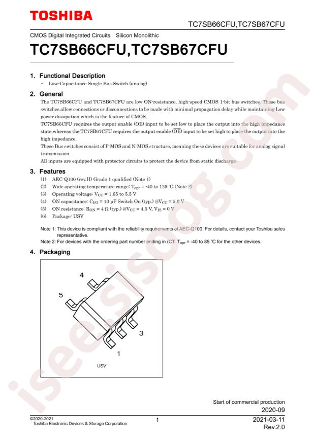 TC7SB67CFU,LF(CT
