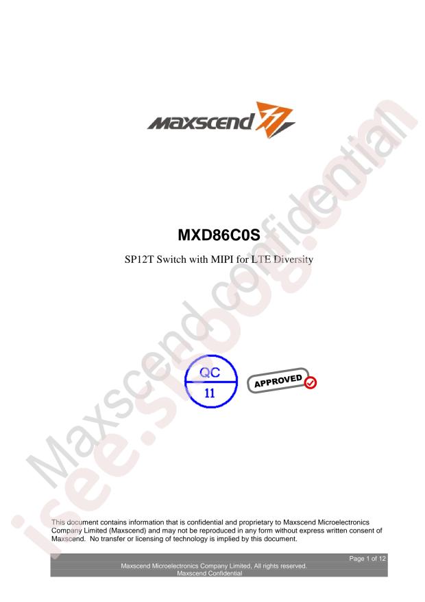 MXD86C0S