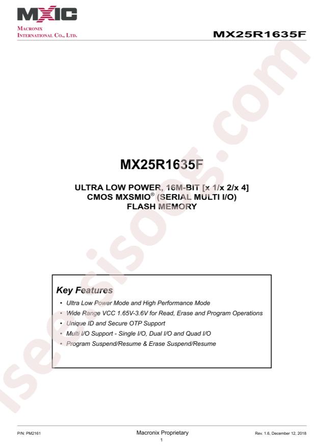 MX25R1635FM1IL0