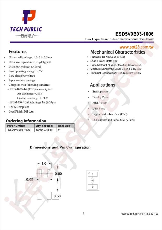 ESD5V0B03-1006