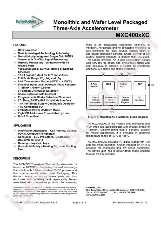 MXC4005XC