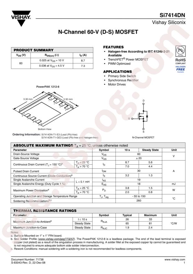 SI7414DN-T1-E3