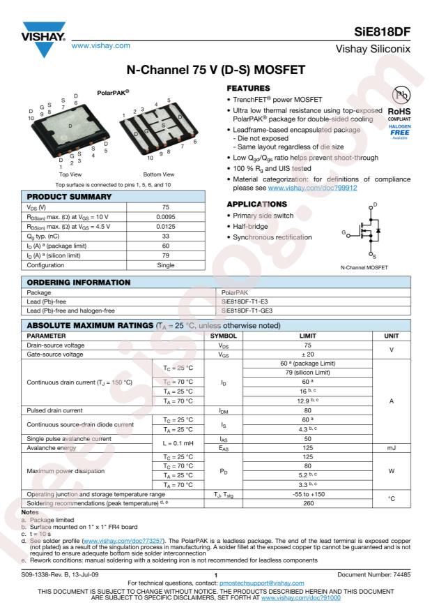 SIE818DF-T1-E3