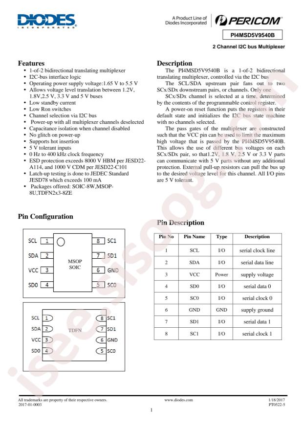 PI4MSD5V9540BUEX