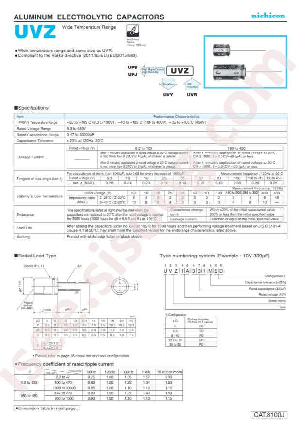 UVZ1C332MHD1TO
