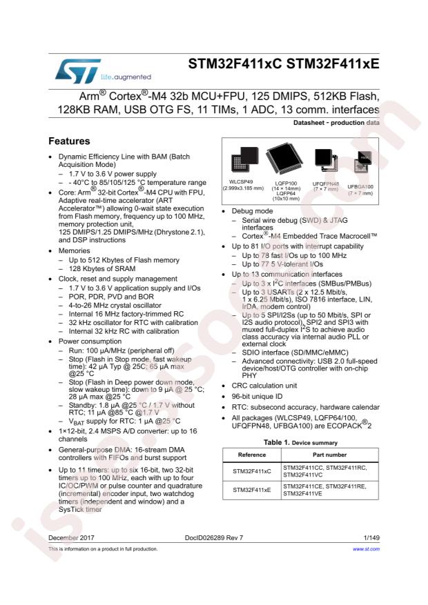 STM32F411VET6TR