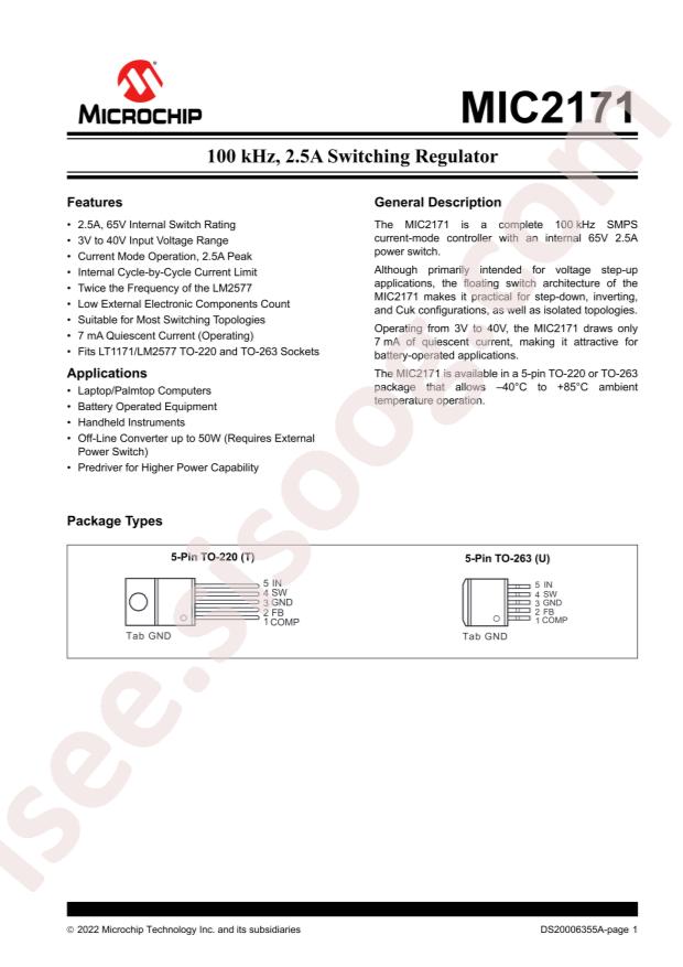MIC2171WU-TR