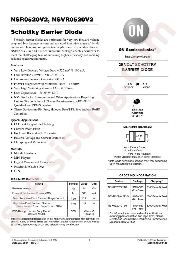 NSR0520V2T1G