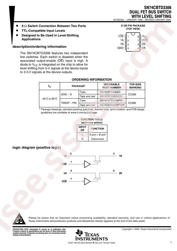 SN74CBTD3306DR