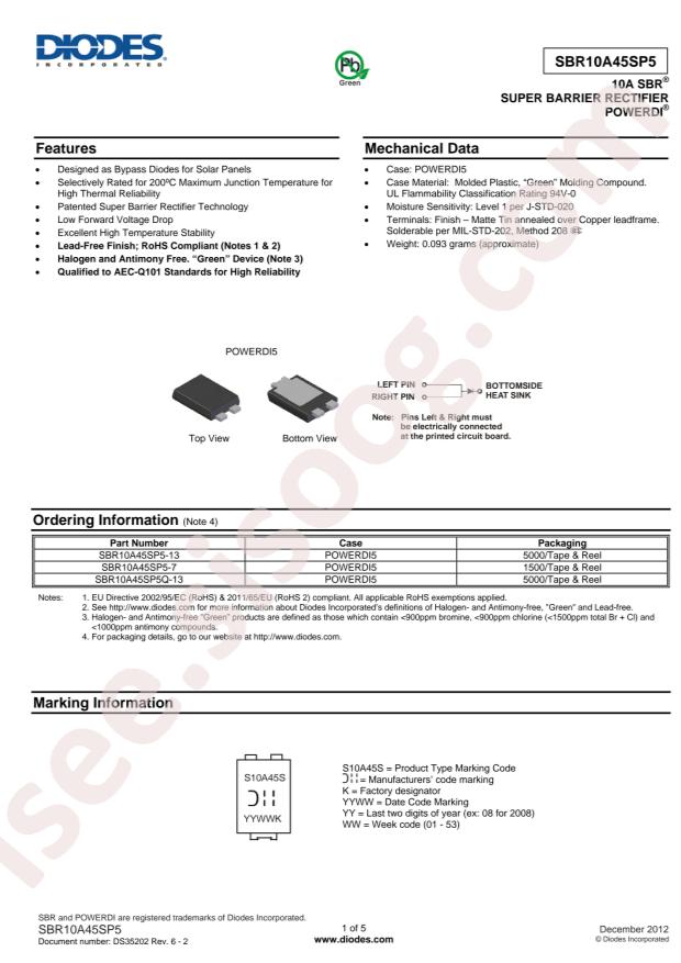 SBR10A45SP5-13