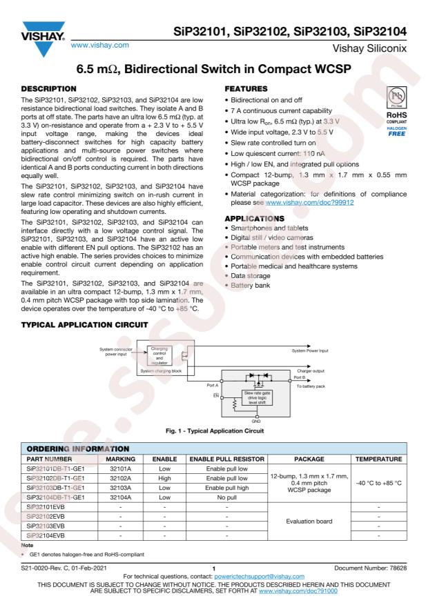SIP32104DB-T1-GE1