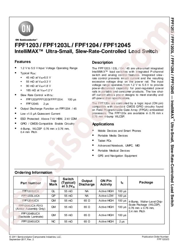 FPF1203LUCX
