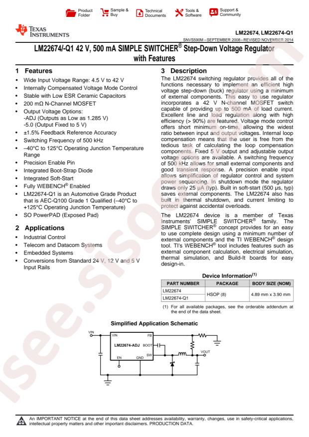 LM22674MRX-5.0/NOPB