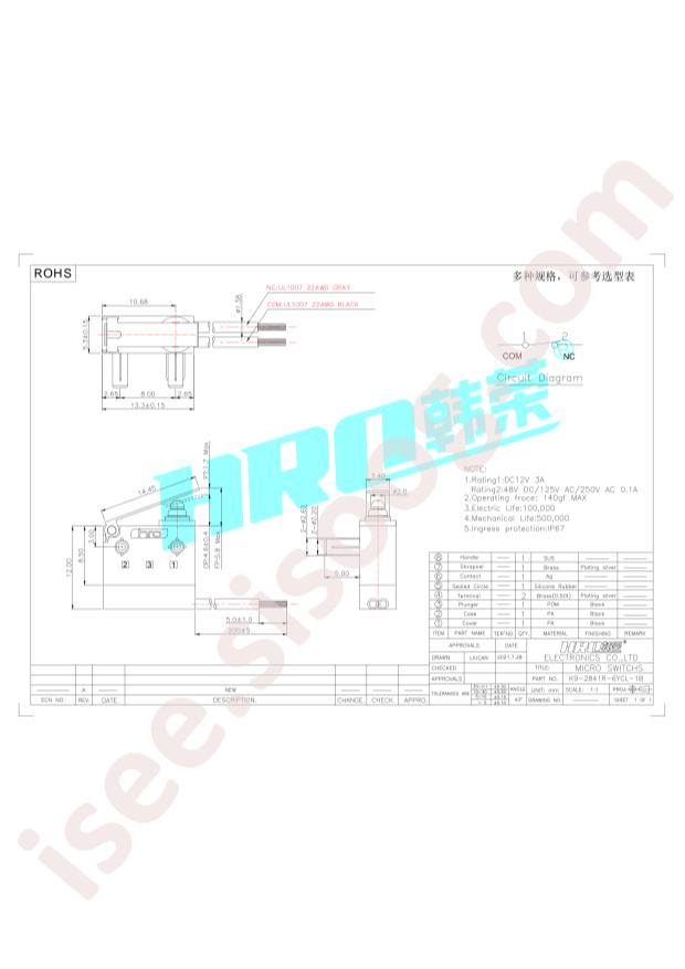 K9-2841R-6YCL-1B