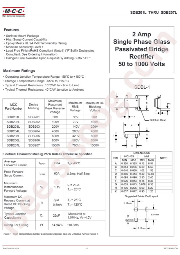 SDB207L-TP