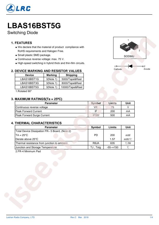 LBAS16BST5G