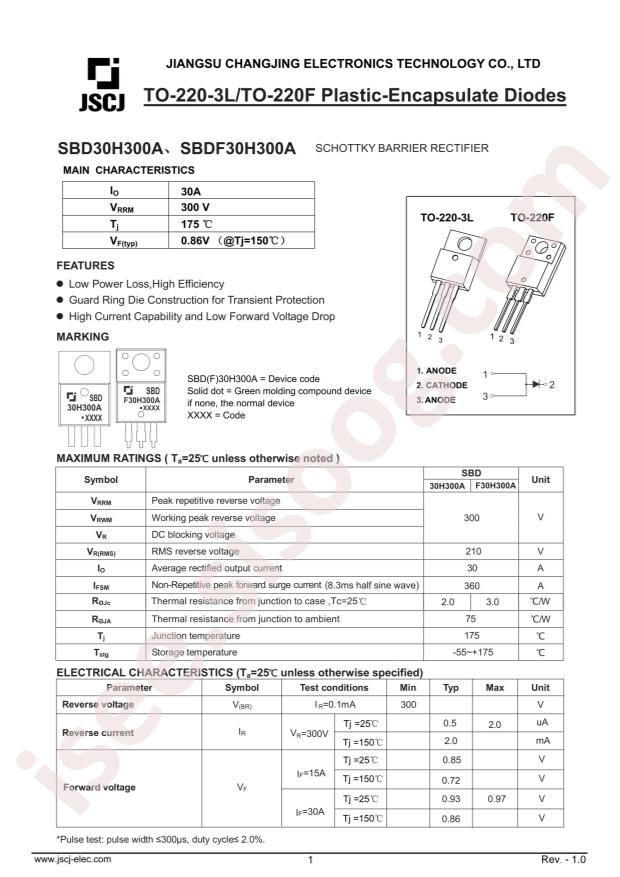 SBD30H300A