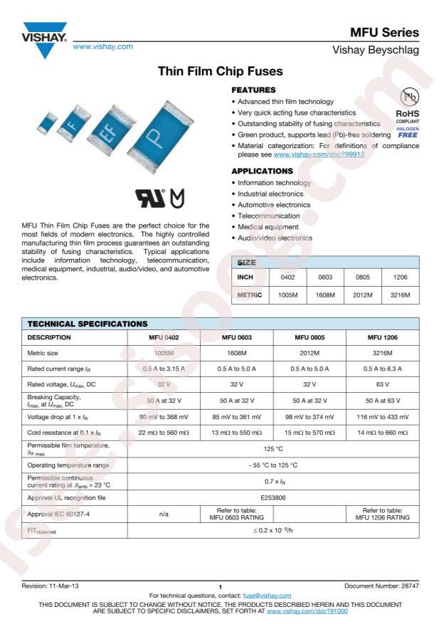 MFU0603FF03000P100