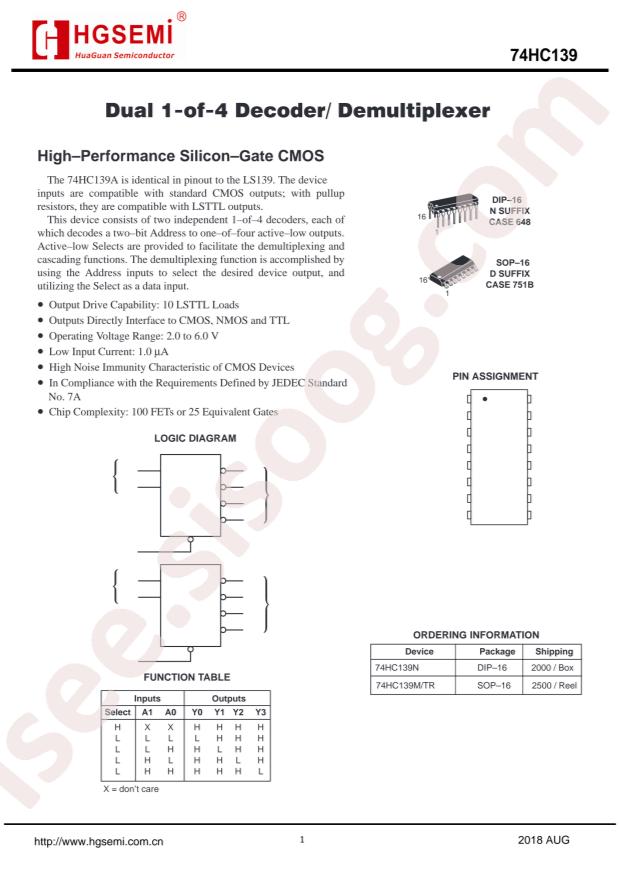74HC139M/TR