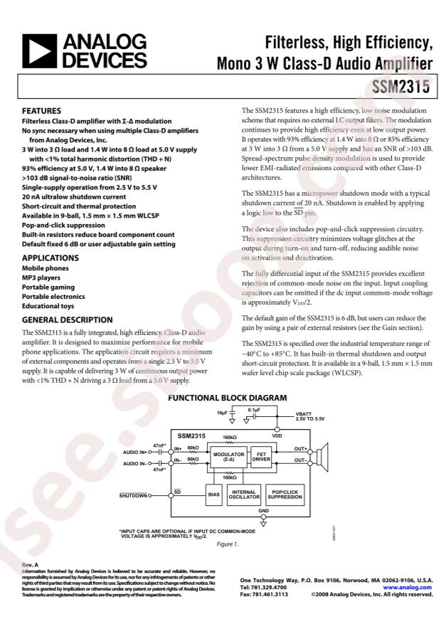 SSM2315CBZ-REEL7