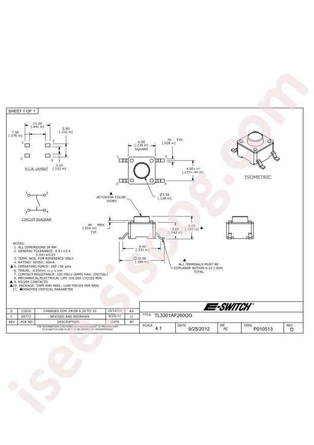 TL3301AF260QG