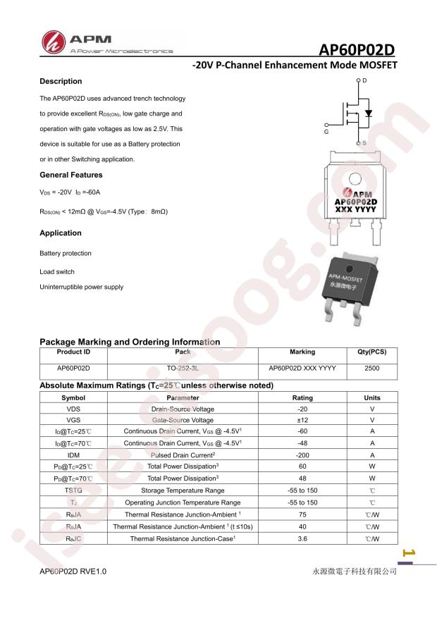 AP60P02D
