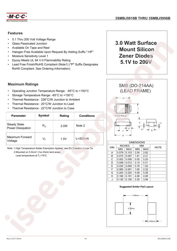 3SMBJ5934B-TP