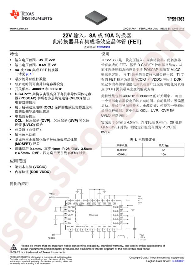 TPS51363RVER