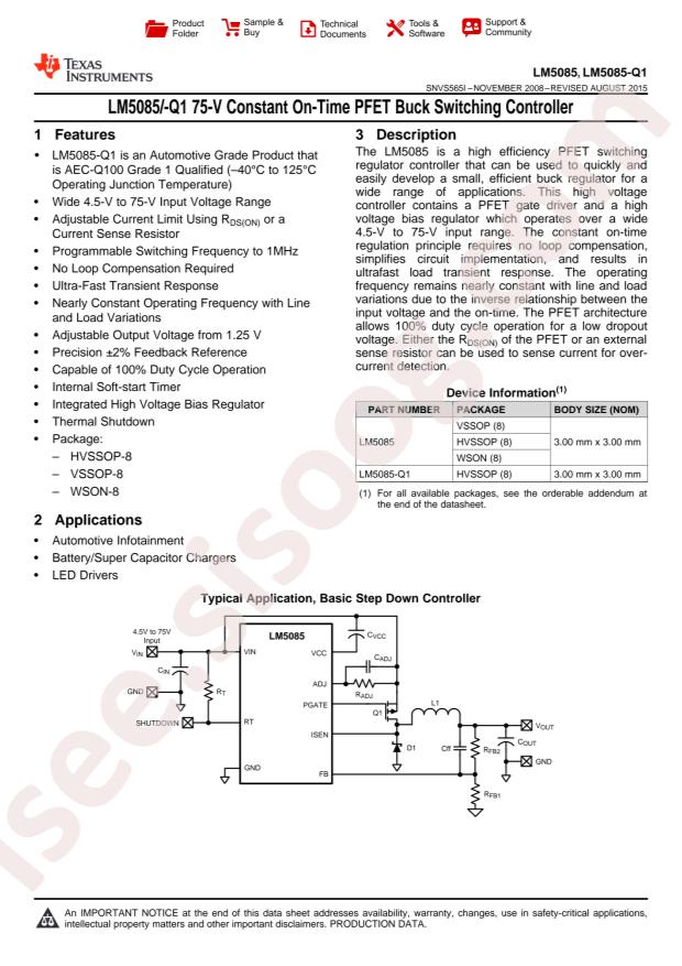 LM5085MY/NOPB