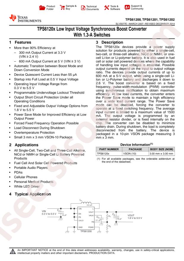 TPS61200DRCR