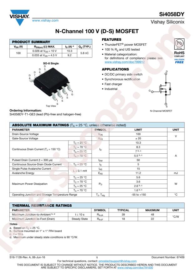 SI4058DY-T1-GE3