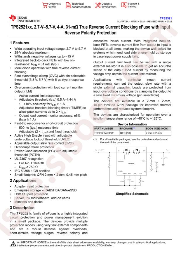 TPS25210LRPWR