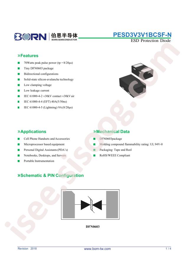 PESD3V3V1BCSF-N